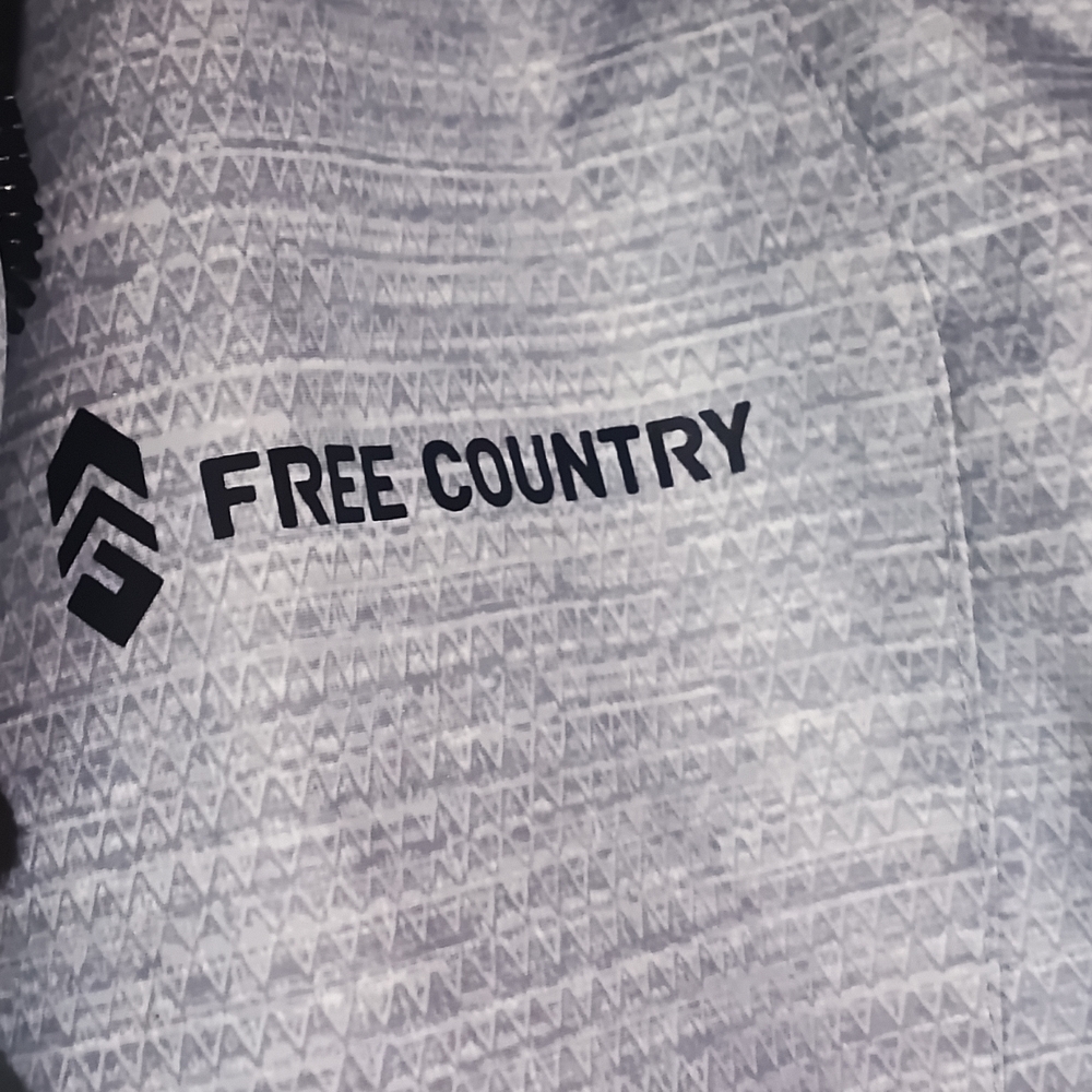 Free Country Gray Patterned Jacket